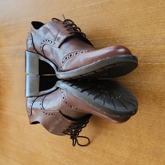 NEW LAVORAZIONE ARTIGIANA SUNDANCE LEATHER OXFORDS - Picture 7 of 16